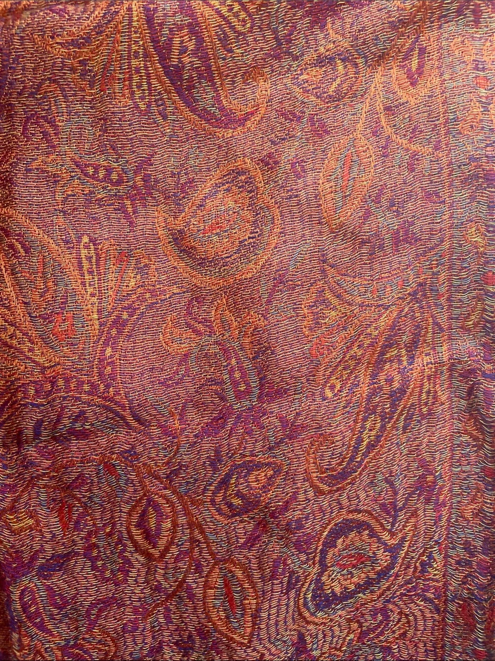 SILK BLEND REVERSIBLE PAISLEY PASHMINA